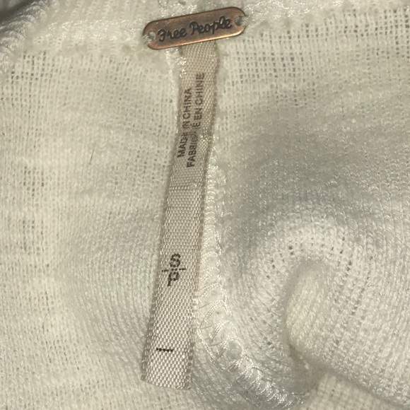 Free People π― Cotton Long Sleeve Top - Picture 7 of 8